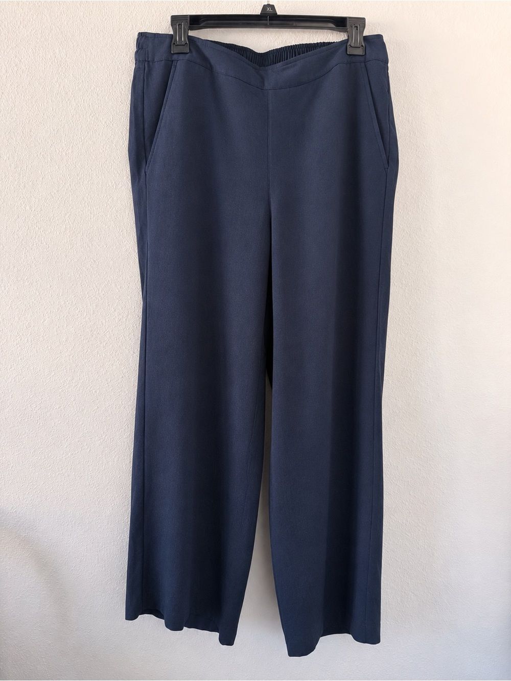 Old Navy Navy Wide-Leg Pull-On Pants